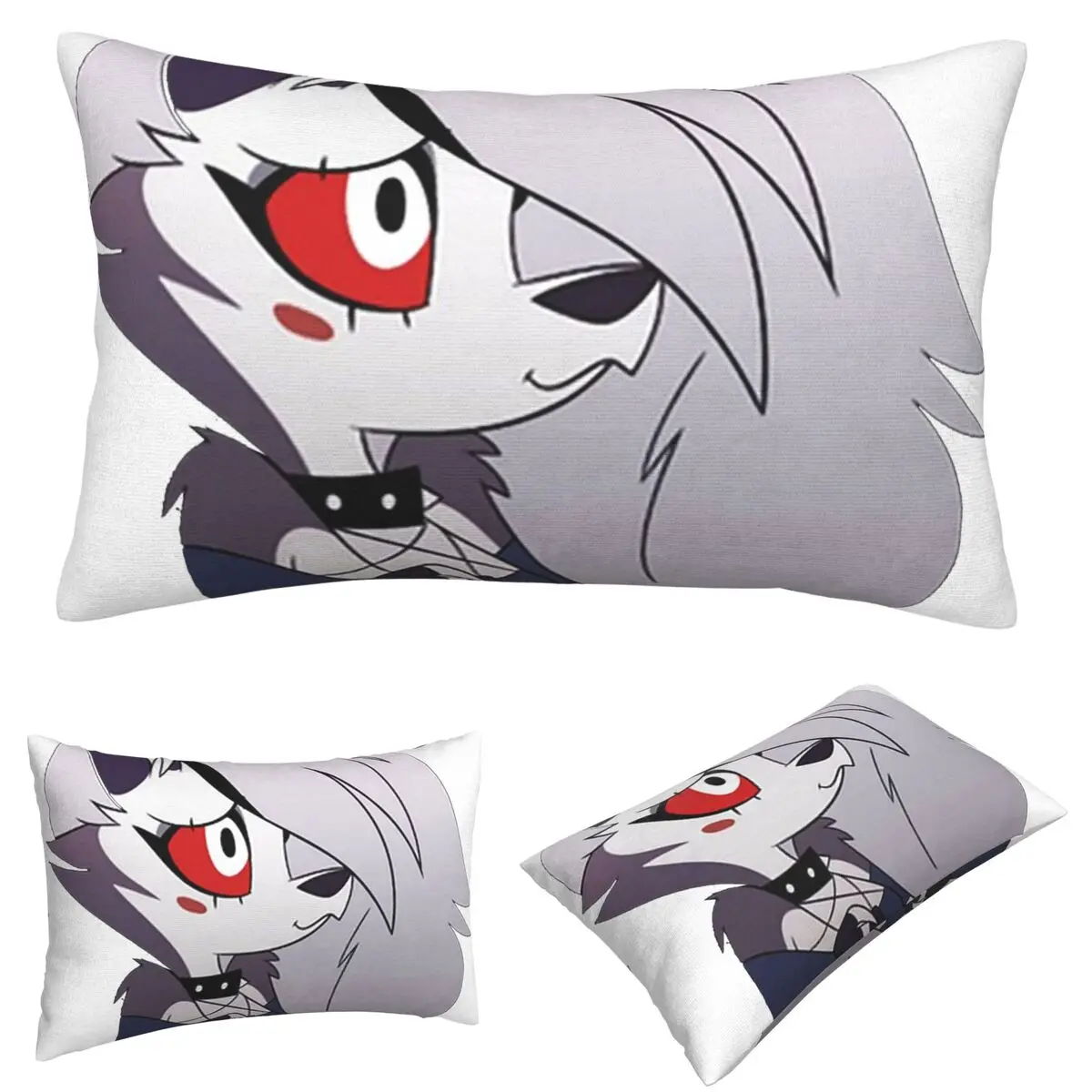 

Прямоугольная наволочка Helluva Boss Loona, чехол для подушки, декор для спальни, кровати, домашняя комфортная декоративная подушка