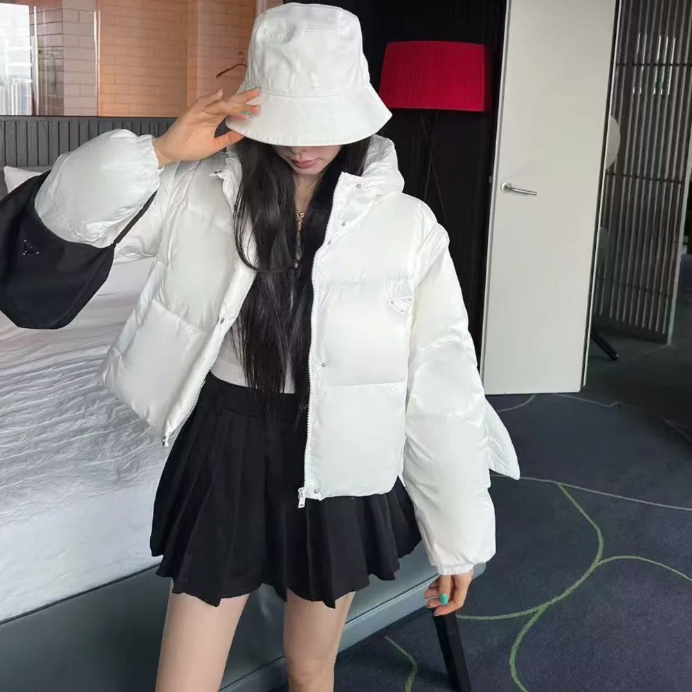 

Женская толстая теплая зимняя парка, осенне-зимний новый топ на молнии, женский топ 2025 года, новая японская стеганая куртка в корейском стиле, пальто
