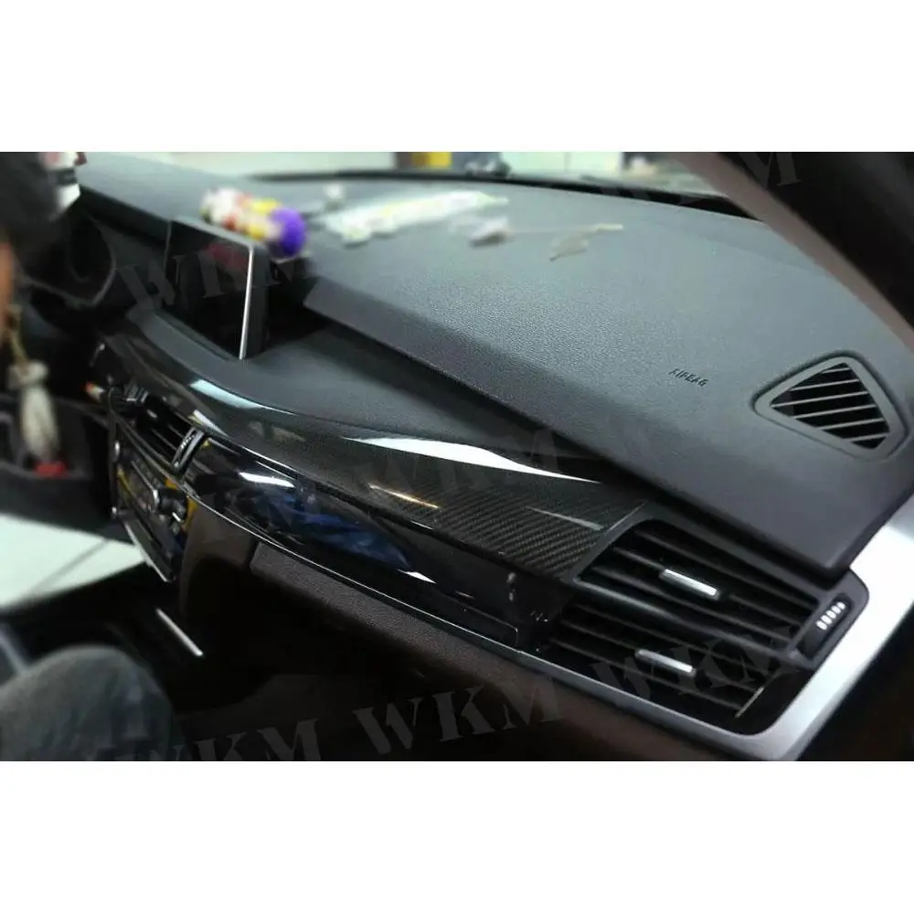 

JCYECF аксессуары для интерьера из углеродного волокна для BMW X5 F15 X6 F16 2015-2019, накладка на панель переключения передач, дверная ручка, крышка рамы