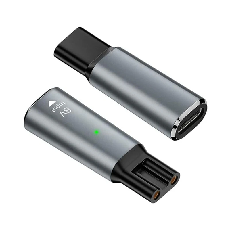 M14K-8V HQ850 Type-C Ładowarka do golarki Adapter do ładowania Konwerter do jednego ostrza QP2530 QP2630 Elektryczny trymer do brody