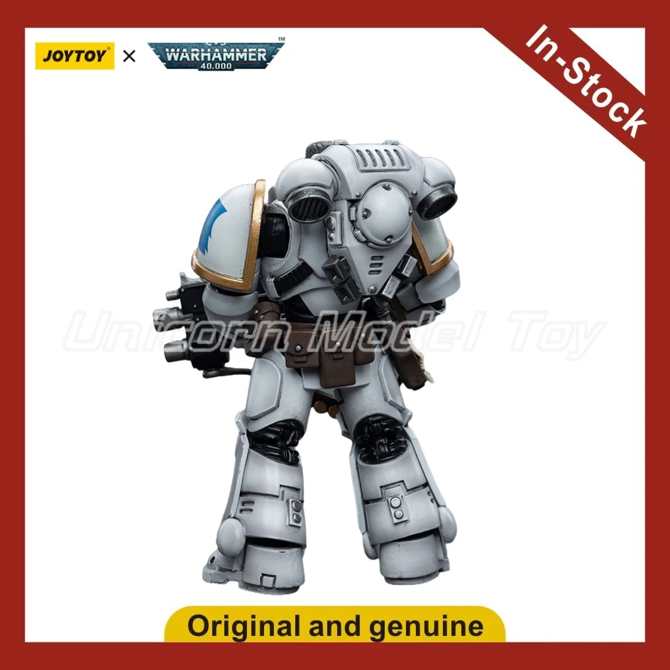

【UA】JOYTOY Warhammer 40K 1/18 Фигурки Space Marines White Consuls Intercessors 1 модель, игрушки, подарки, коллекционные украшения