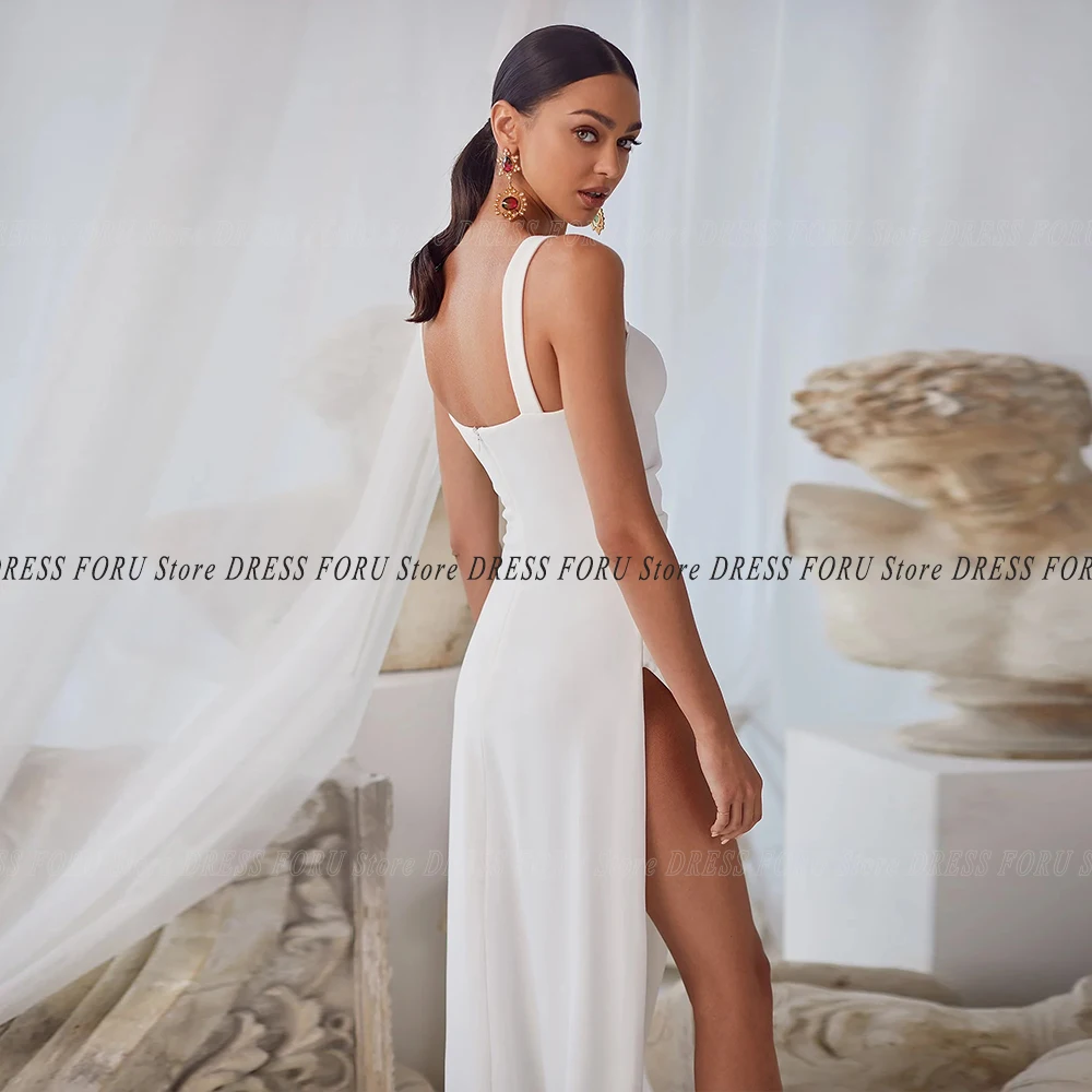 Pmwrun – robe De soirée à fente haute, tenue De bal pour mariage, manches cape, longueur au sol, vêtement De célébrité