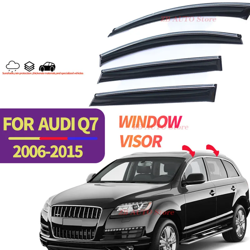 

For AUDI Q7 2006-2015 Window visors Rain water prevention; Covering the sunlight; Anti fog; Snow prevention