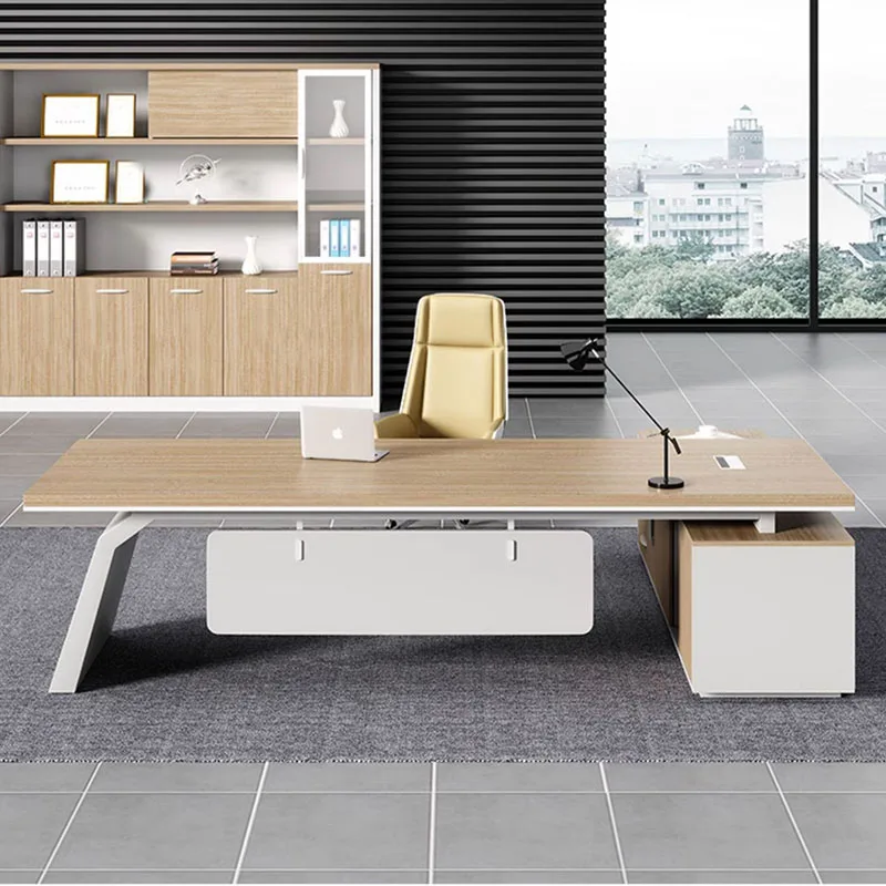 Conference Student Office Desk Drawers L Shaped Corner Drawers Computer Desks Floor Supplies Mesa De Escritorio Modern Furniture