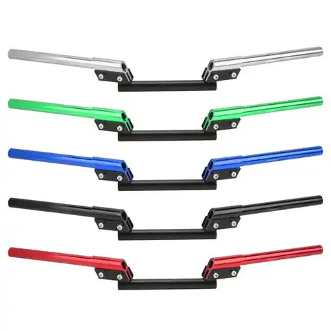 Manillar Universal ajustable para motocicleta, manillar de 22mm para coche deportivo, calle, ATV, Scooter, vehículo todoterreno