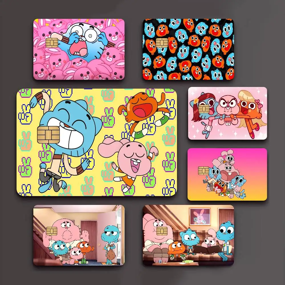 The A-Amazing W-World Of G-Gumball 100% Hot Sale Amine Credit Debit Bank Card Bus Card Film Skin Sticker