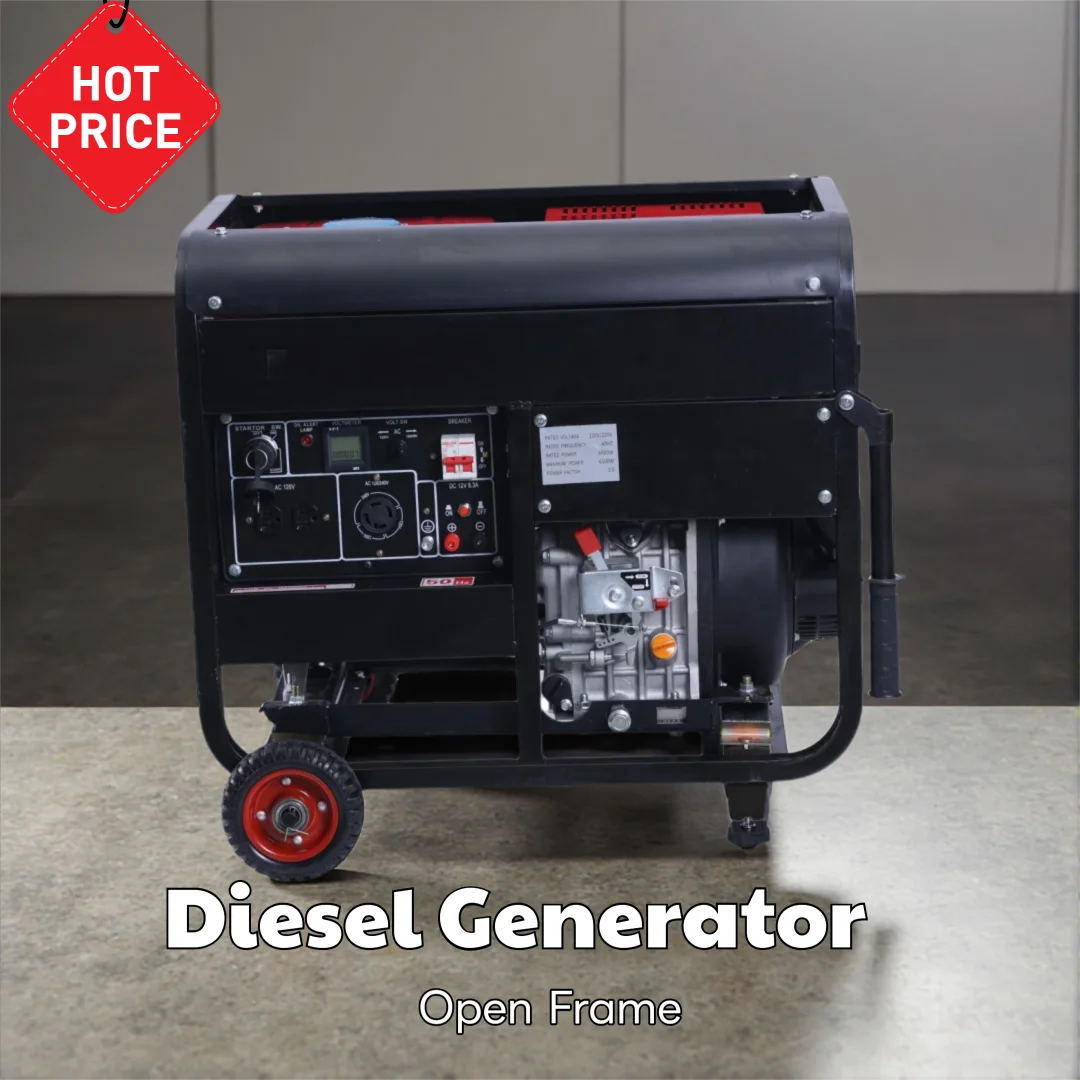CNMC 3KW/5KW/7KW/9KW diesel Generator 50HZ/60HZ 110/220V/380V generator Electric generators for home electricity CE Certified