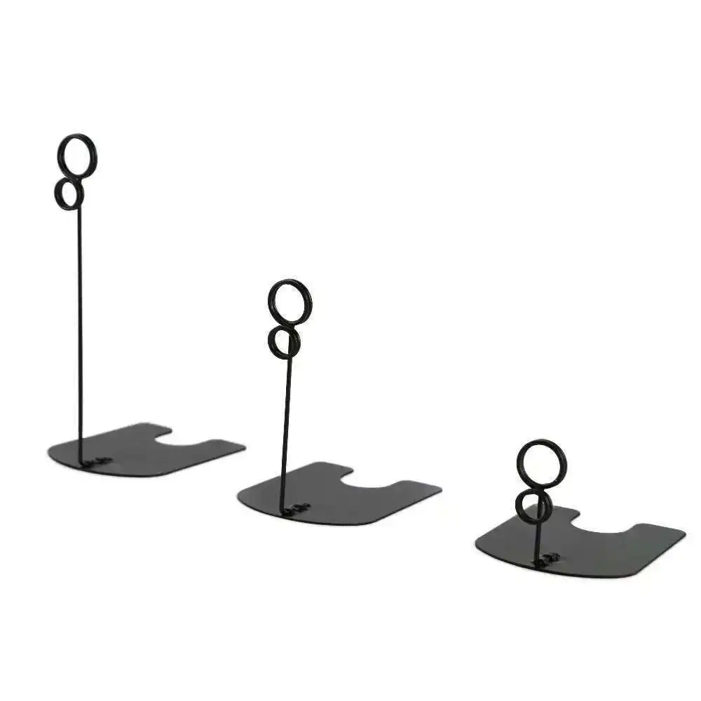 Height 5/10/15cm Gold Silvery Black Food Store Pop Metal Desk Sign Clip Price Tag Name Card Clip Label Holder Stand Clamp