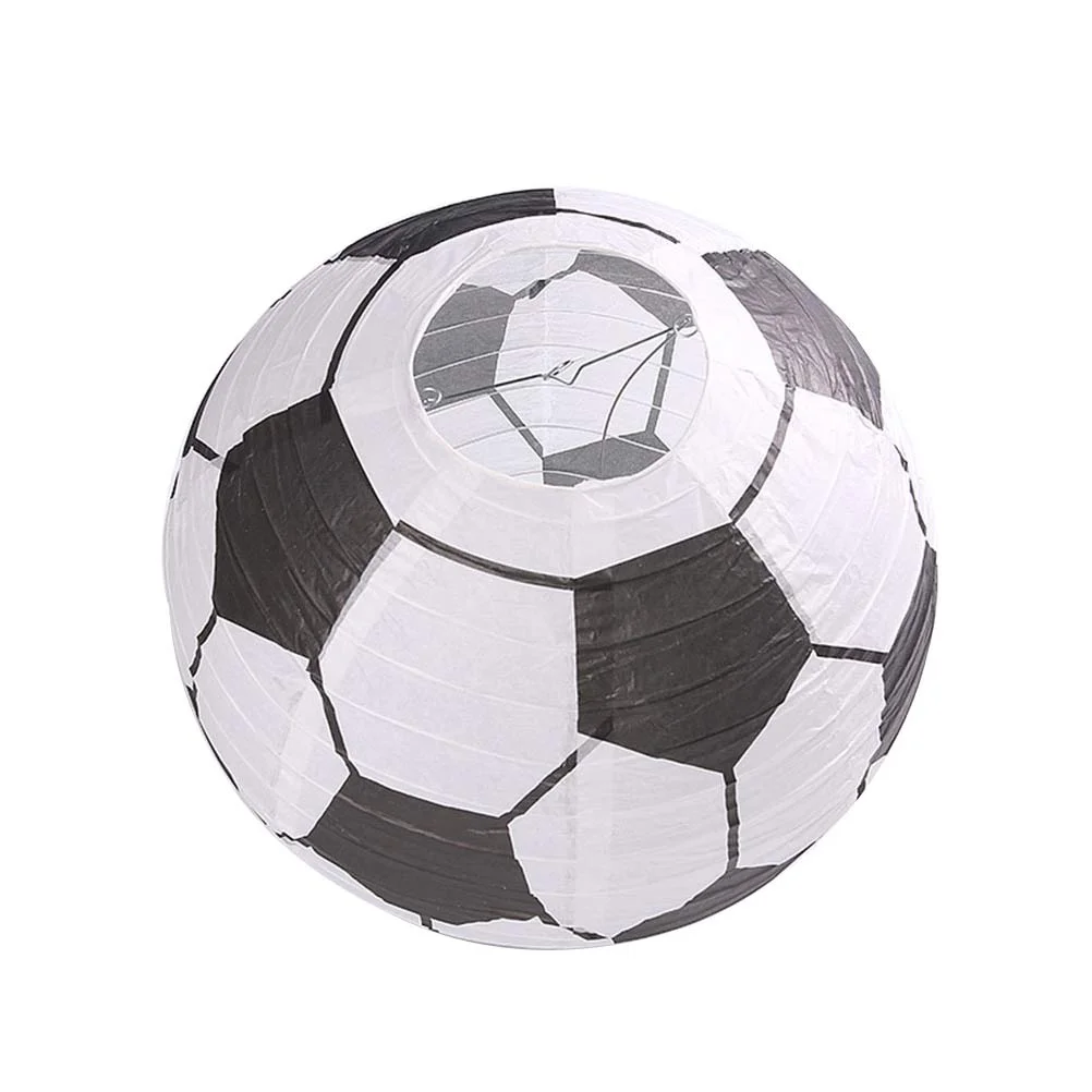 

6 Pcs Football Lantern Paper Geburtstagsset Fussball Junge Papierlaterne