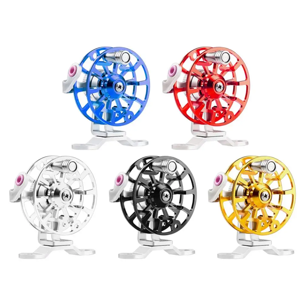 1 Piece Right Hand All Metal Hollow Design Fly Fishing Reel, Modifiable Fish Buckle Wire Rope Storage Front Hitting Wheel