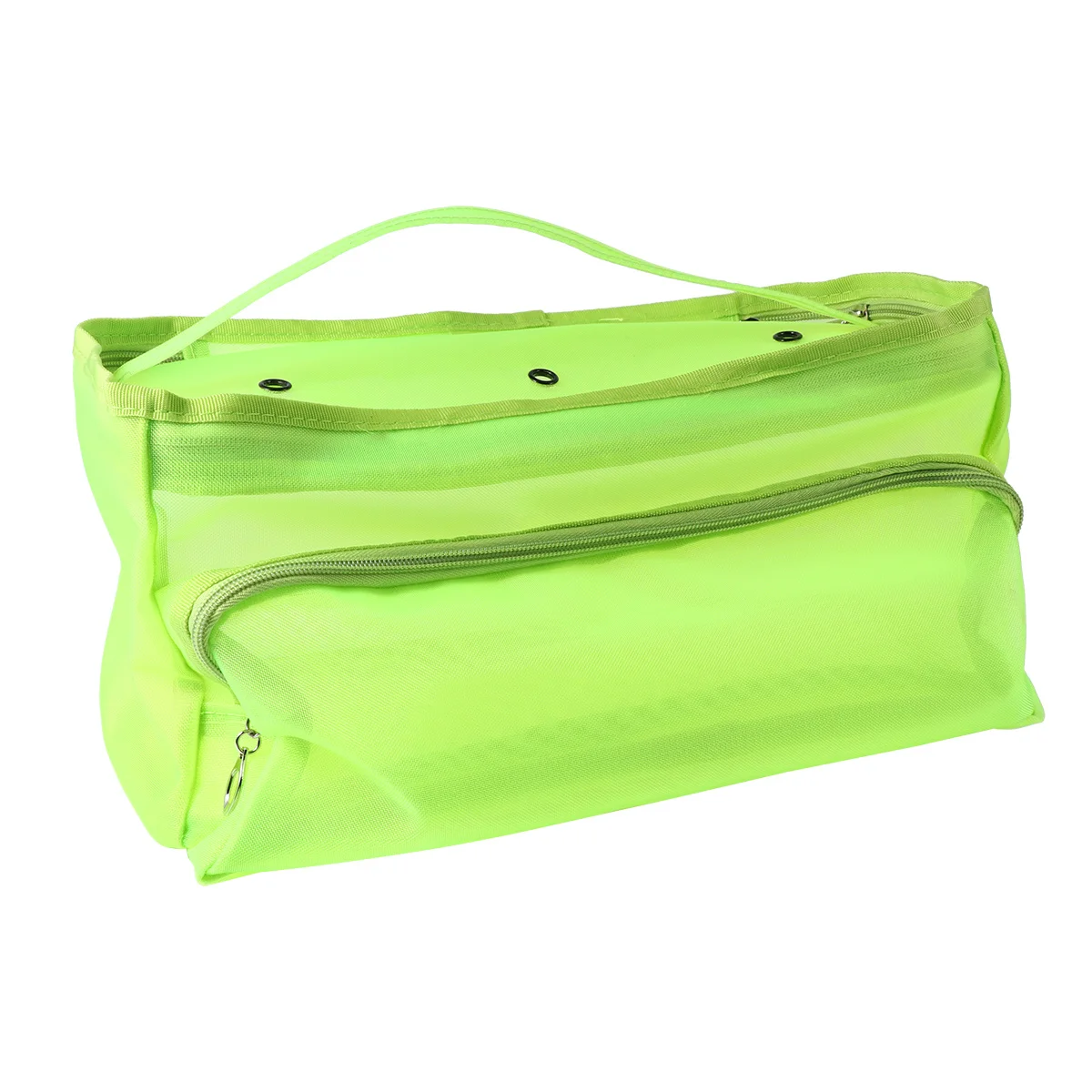 

Light Green Woolen Line Container Mesh Bag Portable Foldable Mesh Tote Strong Durable Storage for Home Outdoor