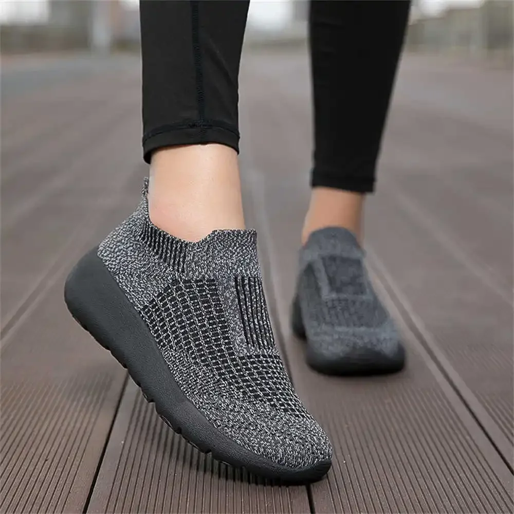 Platforme Key Height Woman's New Arrivals Flats Shoes Size 43 Black Sneakers Ladies Sport Basquet Casuals Tenys Designers