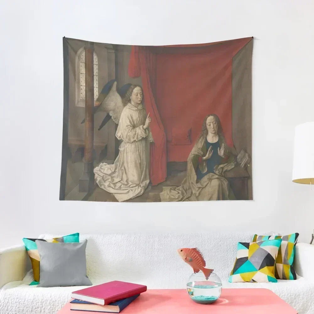 The Annunciation - Dieric Bouts Tapestry Wall Decor Anime Decor House Decor Tapestry