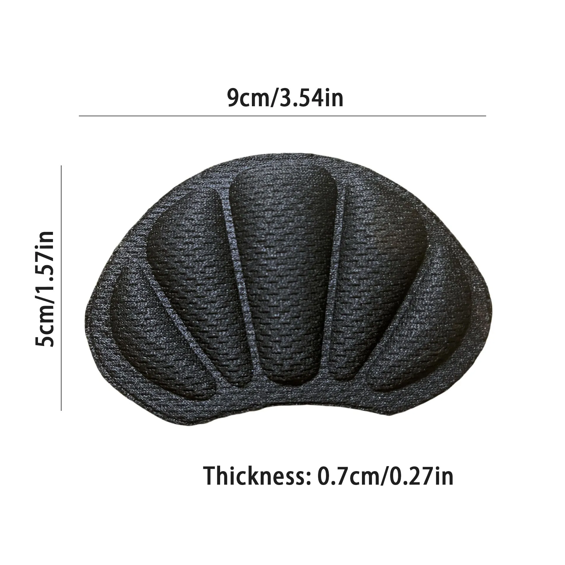 2pcs Heel Stickers Insoles Patch Anti-Pain Cushion Pads Adjustable Size Feet Pad Insole Heel Protector Back Sticker Shoe Pad