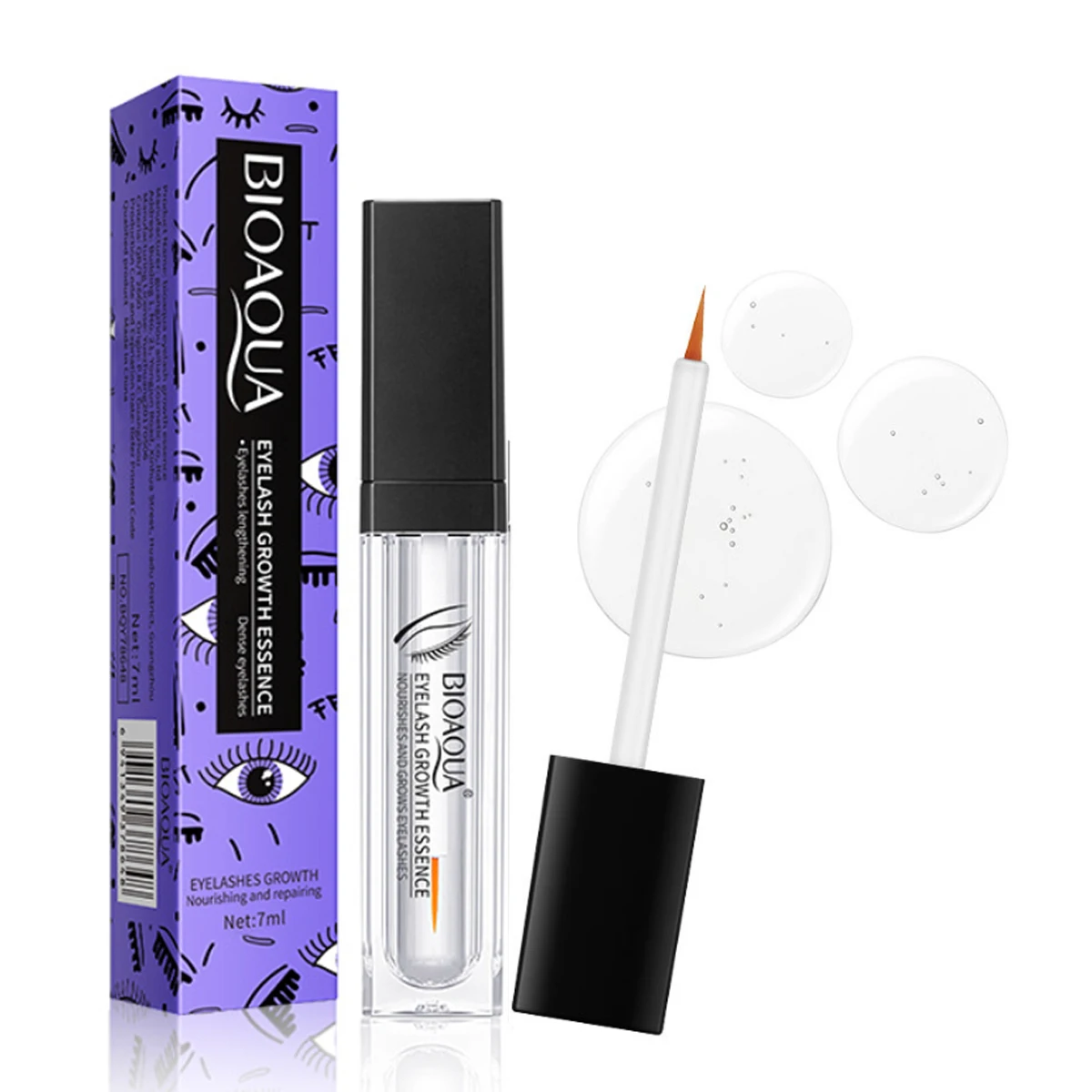 Esencia líquida para el crecimiento de pestañas, fórmula Natural, mejora de eficiencia rápida, rizo largo grueso, nutritivo, regalo de belleza para pestañas