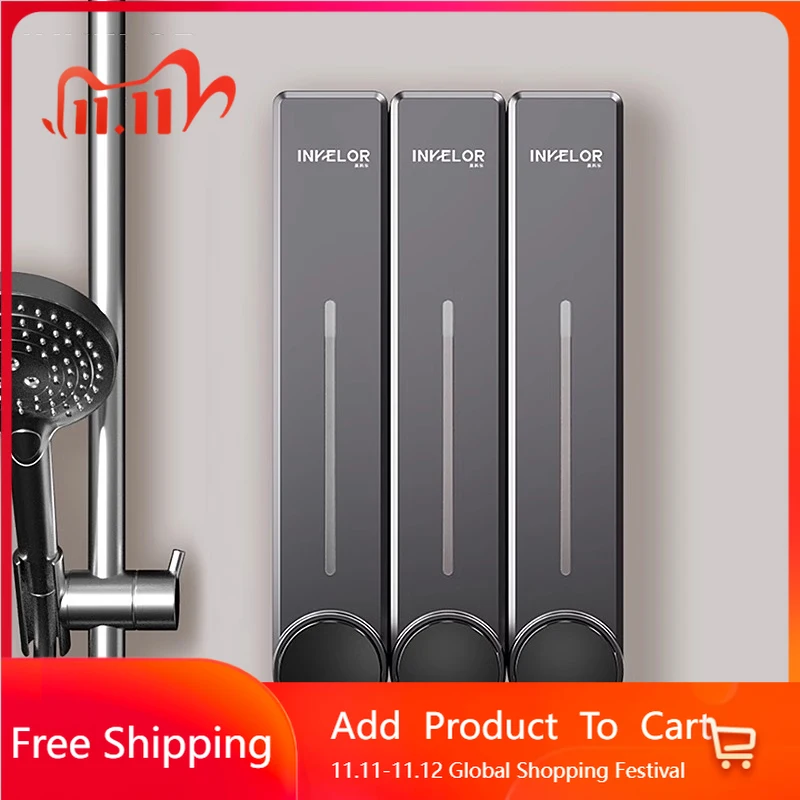 

Shower Bathroom Liquid Soap Dispensers Small Nordic Natural Grey Liquid Soap Dispensers White Unique Kit Banheiro Home Fixture