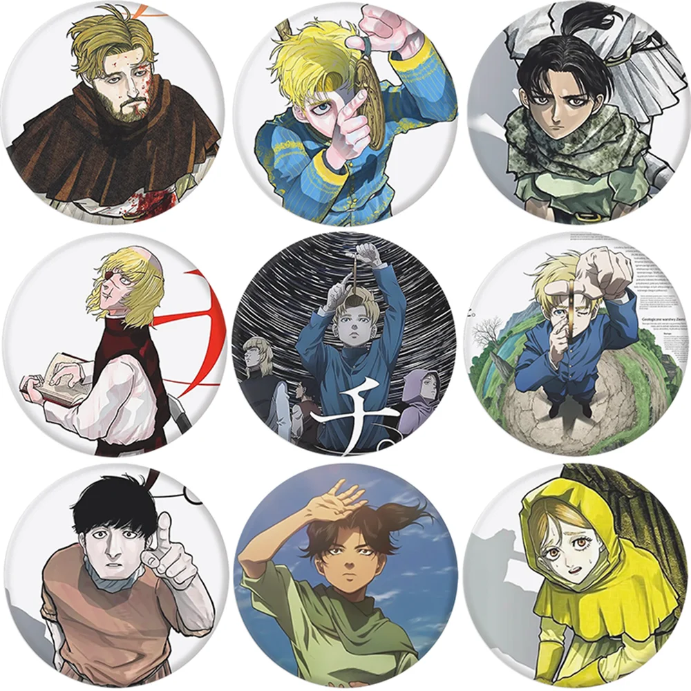 

58 мм аниме шар на движении Земли Рафаль Нок Хаберт косплей костюм значок булавка SPTE жестяная брошь