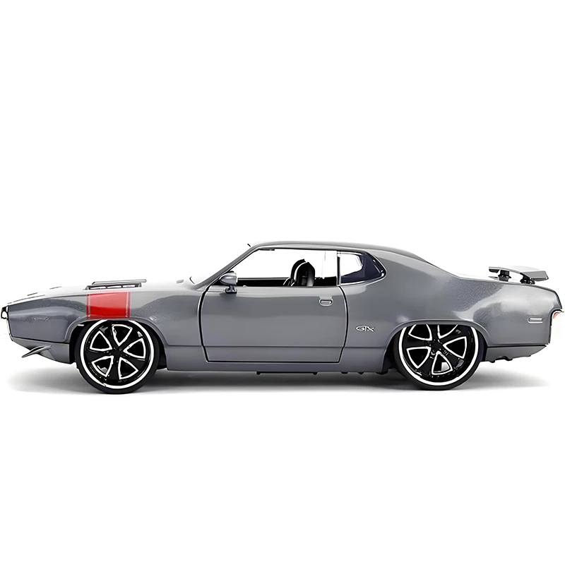 JADA 1:24 Plymouth GTX 440 1972 Auto in lega Fonde sotto pressione e veicoli giocattolo Modello di auto Modello in scala in miniatura per bambini