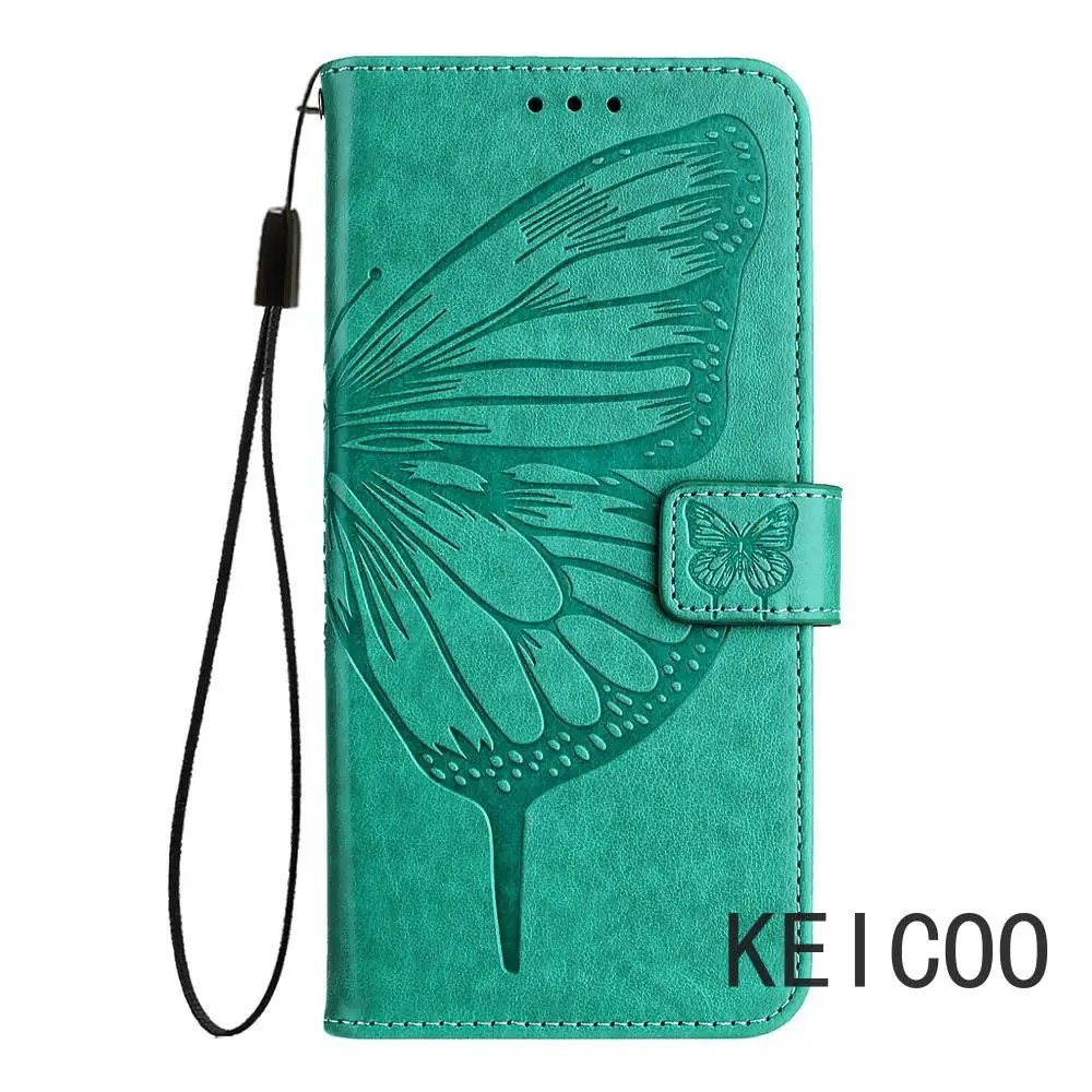 

Flip Cover Holder Embossed Shell for Infinix Hot 20i 20 30 30i Play NFC 4G 5G Wallet Card Slot Pretty Butterfly Leather Case