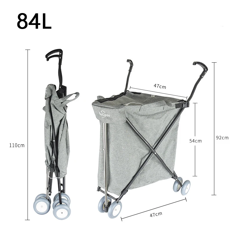 

Promotional Shopping Trolley Printing Recyclable Grocery Shopping Carts