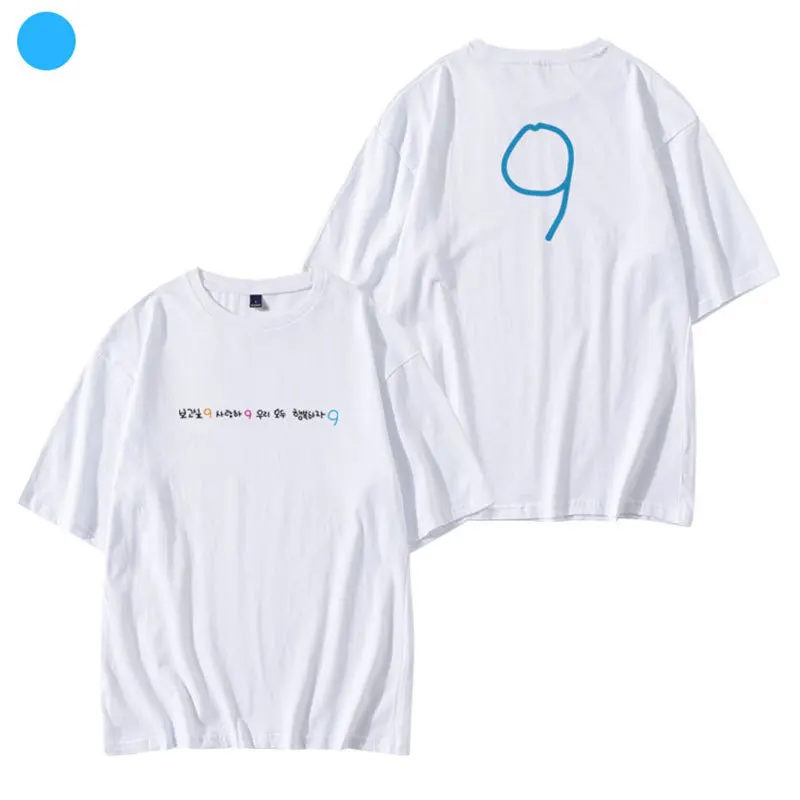 Super junior Super Show 9 Straße T-Shirt Kpop Mode Cartoon Brief druck T-Shirt Männer Frauen Sommer Cartoon Kurzarm T-Shirts