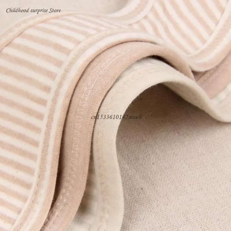 Soft Double Layers Natural Cotton Saliva Towel Baby Feeding Bib Scarf Newborn Infants Burp Cloth Washcloth Dropship