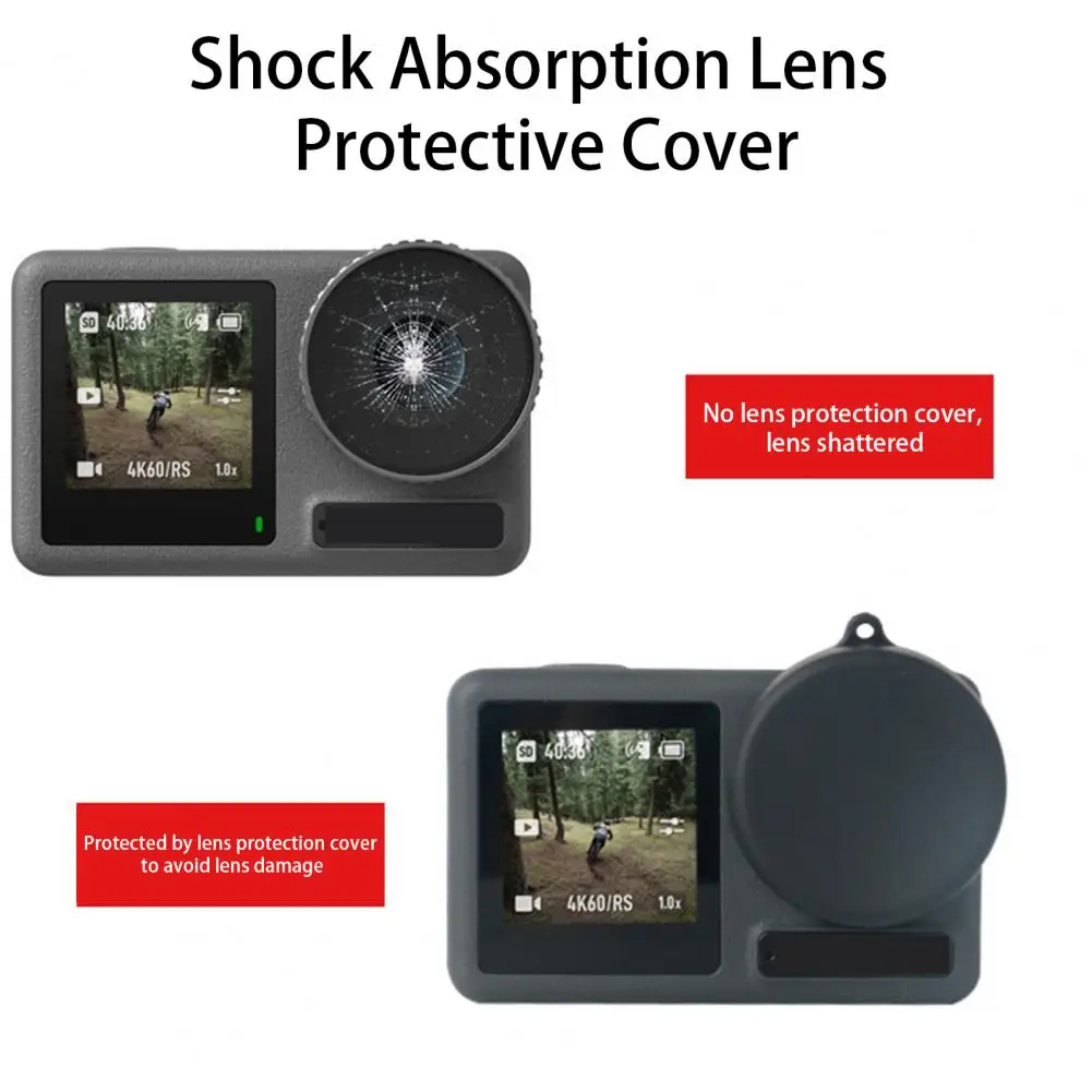 Ống Kính Thực Tế Chống Dầu Thực Mô Hình Camera Hành Động Bảo Vệ Ống Kính Ốp Lưng