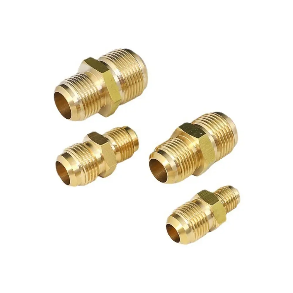 New Male to Male Brass Pipe Fitting Connector 1/4