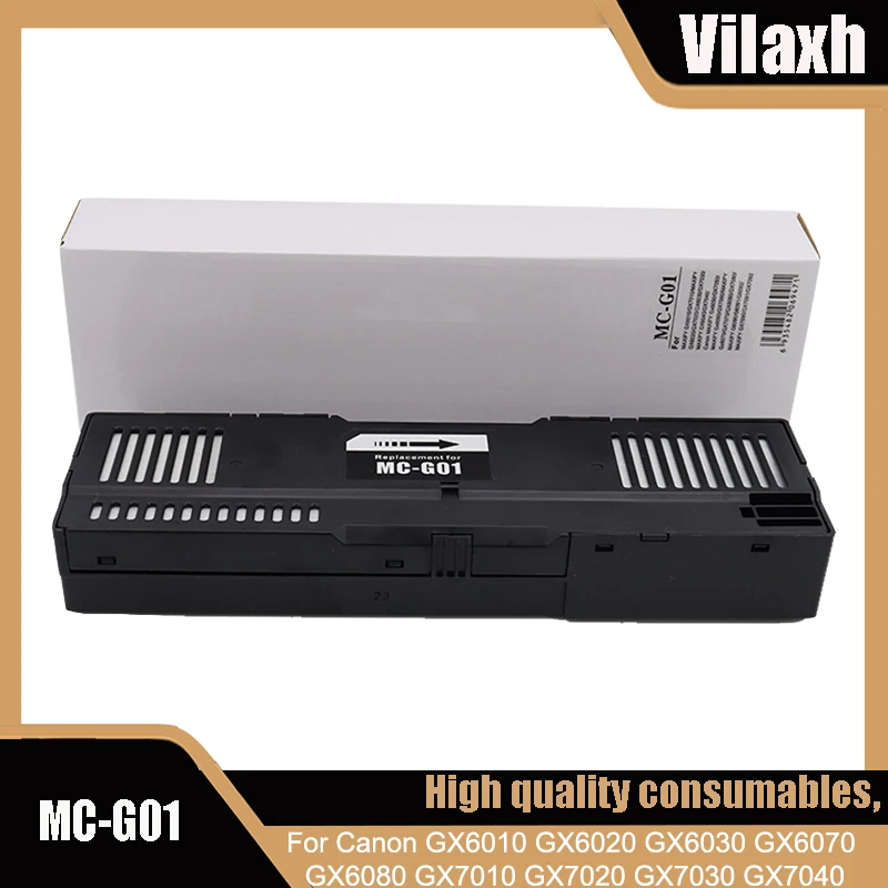 MC-G01 Maintenance Tank for Canon MAXIFY GX7010 GX7020 GX7030 GX7040 GX7050 GX7060 GX7070 GX7080 GX7090 GX7091 GX7092 Printer