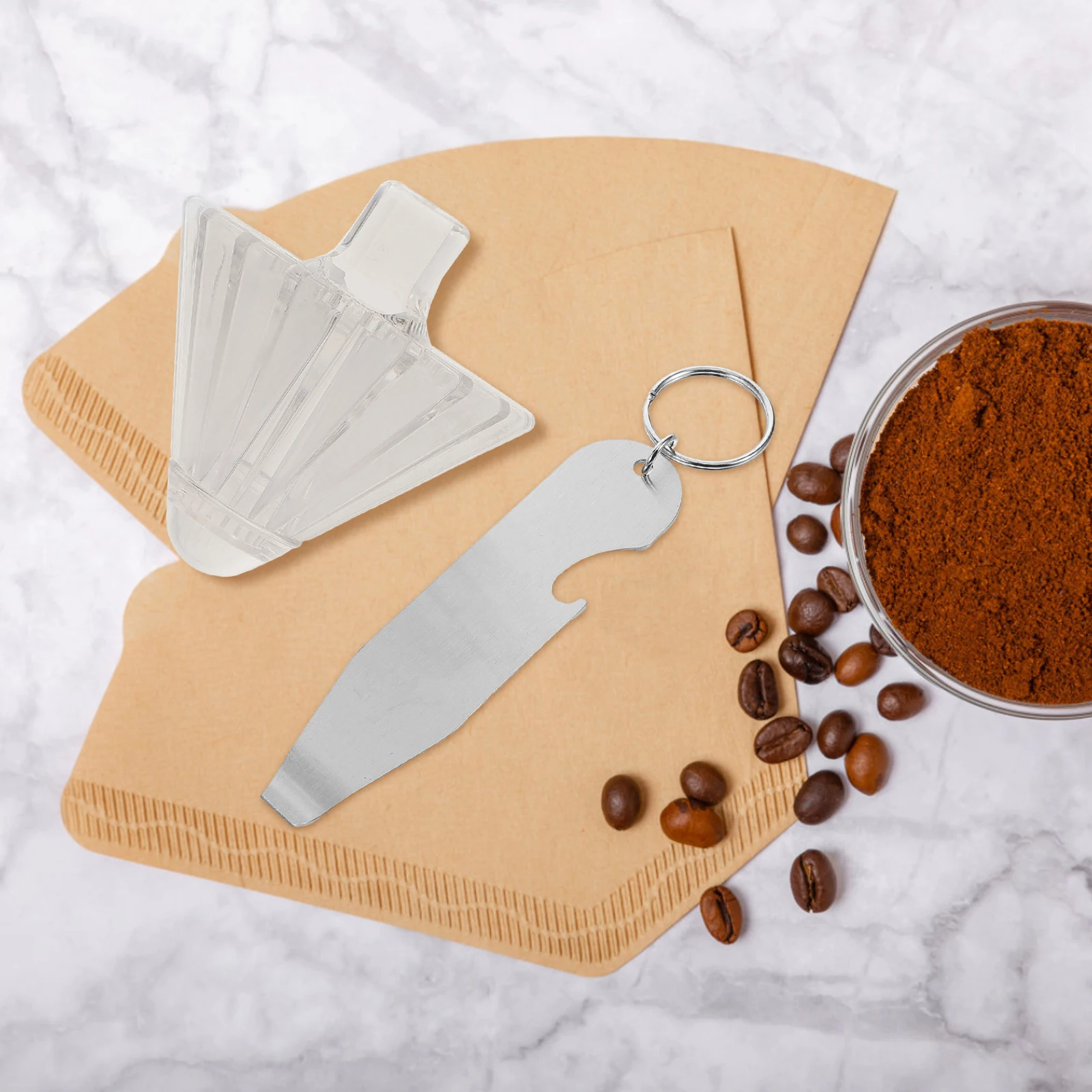 

Coffee Filter Paperweight Retainer Practical Espresso Cone Dripper Holder Reusable Press Tool Portable Supplies