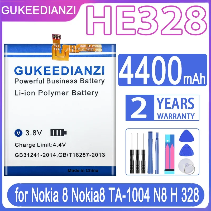 HE319 Battery For Nokia 2 6 3 8 N6 Model HE338 HE317 HE328 HE335 TA-1020 1028 1032 TA-1000 TA-1003 TA-1021