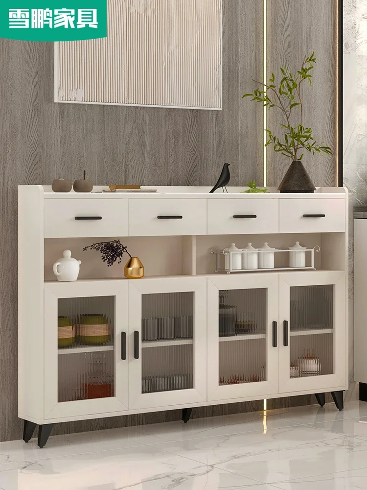 ZF rock slab dining side cabinet ultra-thin kitchen storage tea storage storage wine cabinet