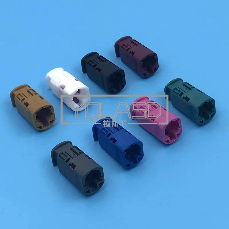 1 Set LVDS 4 Way Connector Male Auto Socket AC Assembly Universal Car Fakra Plug
