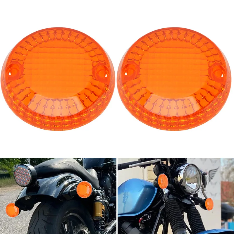 

2pcs Motorcycle Accessories Turn Signal Light Lens Cover For Yamaha Bolt XVS950 XV950 R-Spec 2013-up