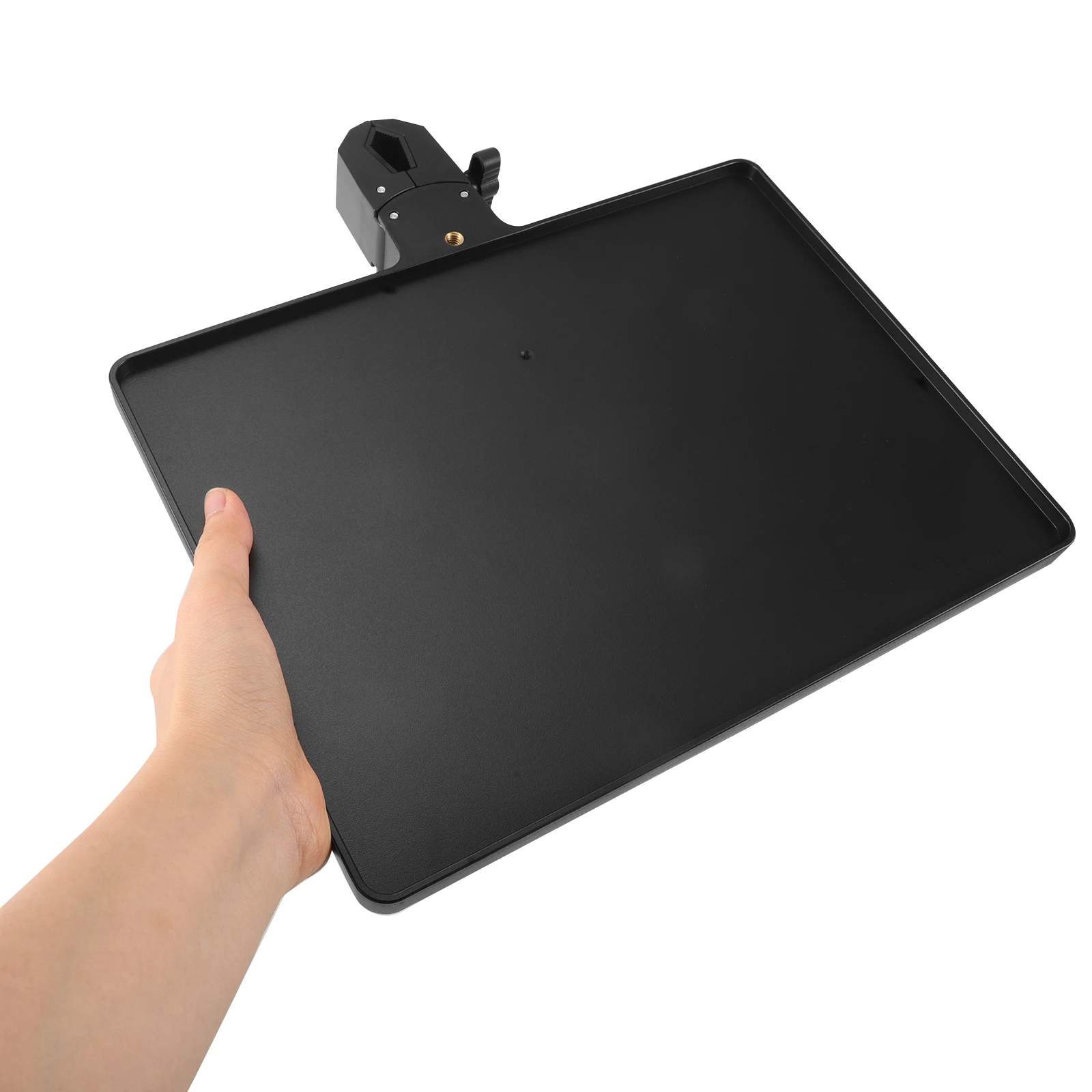 

Set Microphone Platform Table Holder Tray Bracket Desktop Condenser Plastic Accessory