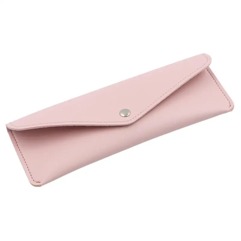 Slim Pencil Case Portable Slim Pencil Case Storage Bag Large Capacity Envelope Pencil Bag For Brushes School Supplies For Kid