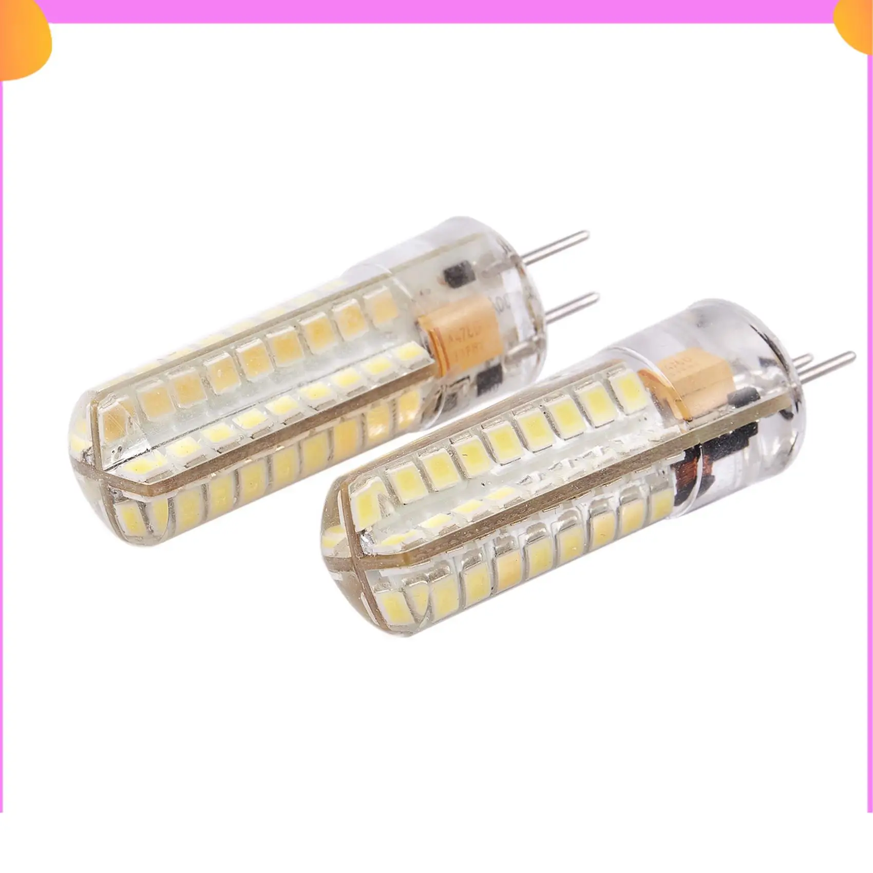 

A23P 4X 6.5W GY6.35 LED Bulbs 72 2835 SMD LED 320Lm 50W Halogen Lamps Equivalent Dimmable White 6000K 360 Degree Angle