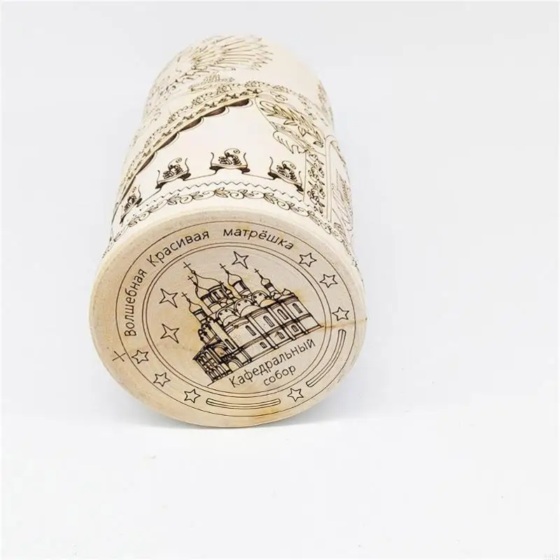 Kunsthandwerk Russische Puppen Holznistpuppe Stapelspielzeug Kulturelles Kunstprojekt für erwachsene Kinder, Sammler und A2UB