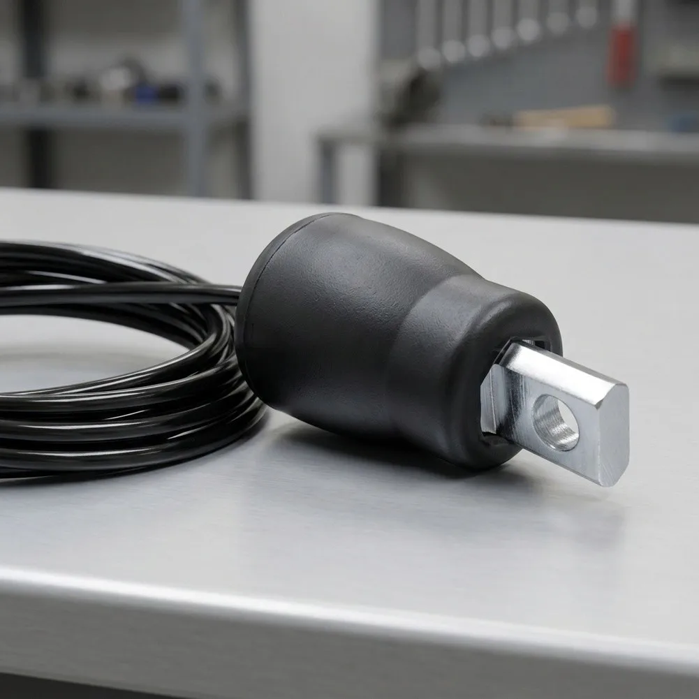 Gym Pulley System Wire Rope Connector with Hex Screw Fastening and Load Distributing Design 64x25mm Dimensions