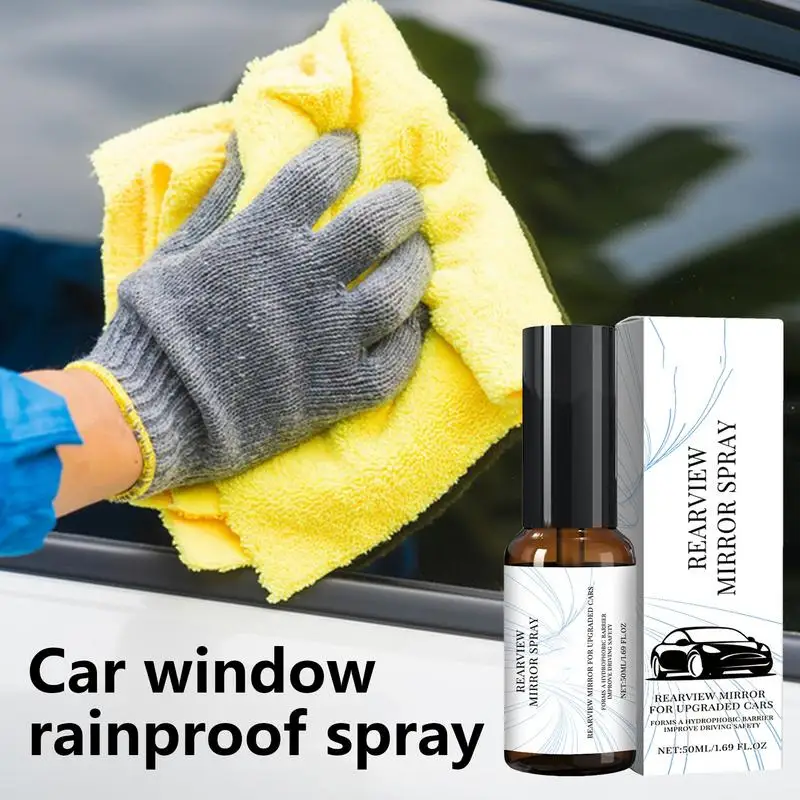 

Автомобильный очиститель стекол, противотуманное покрытие от дождя, 50 мл, средства по уходу за автомобилем, непромокаемые жидкости для мойки, долговечные для камеры