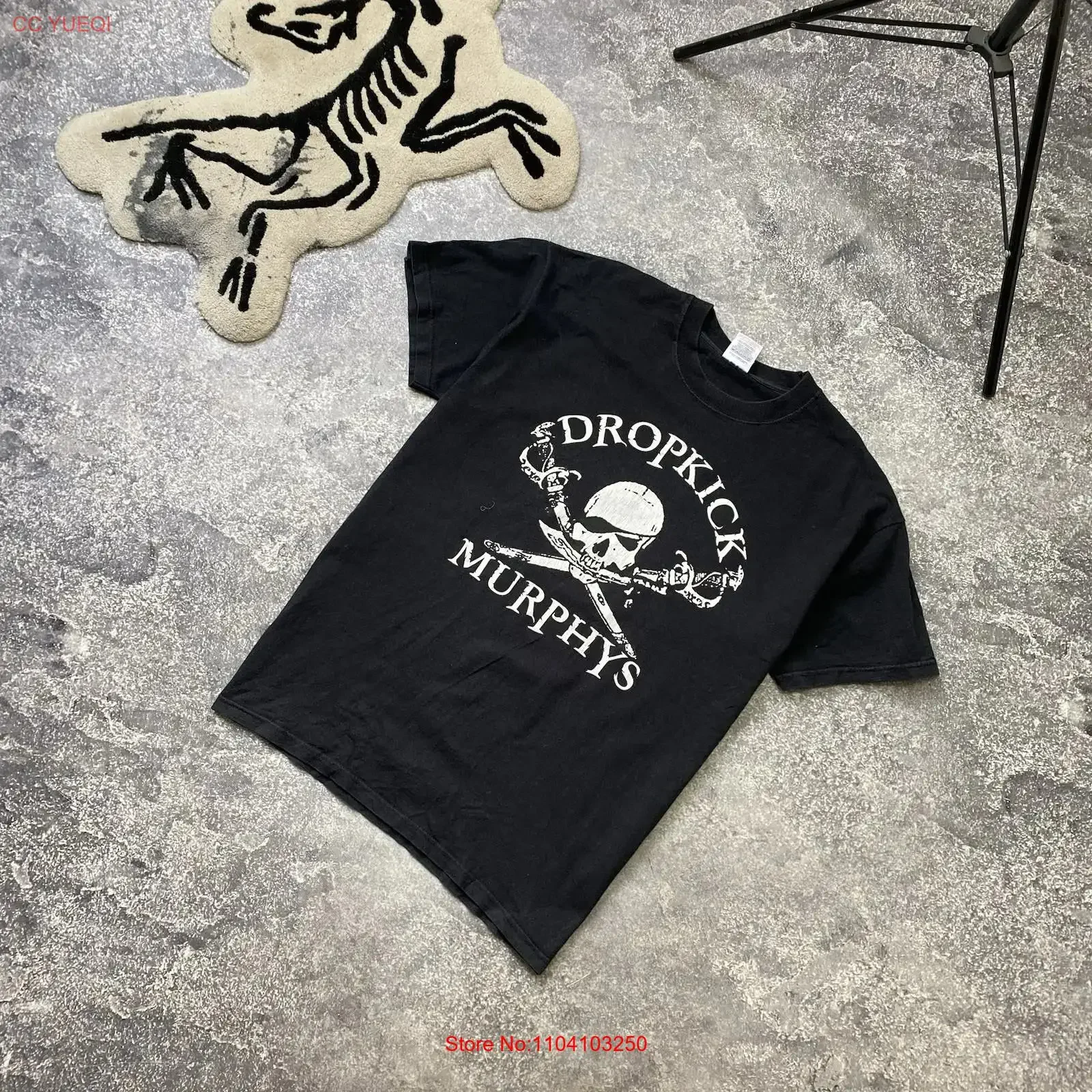 Vintage Dropkick Murphy s Big Logo 00 Black Band T Shirt Size XL vintage Washed Comfortable Versatile Stretched streetwear