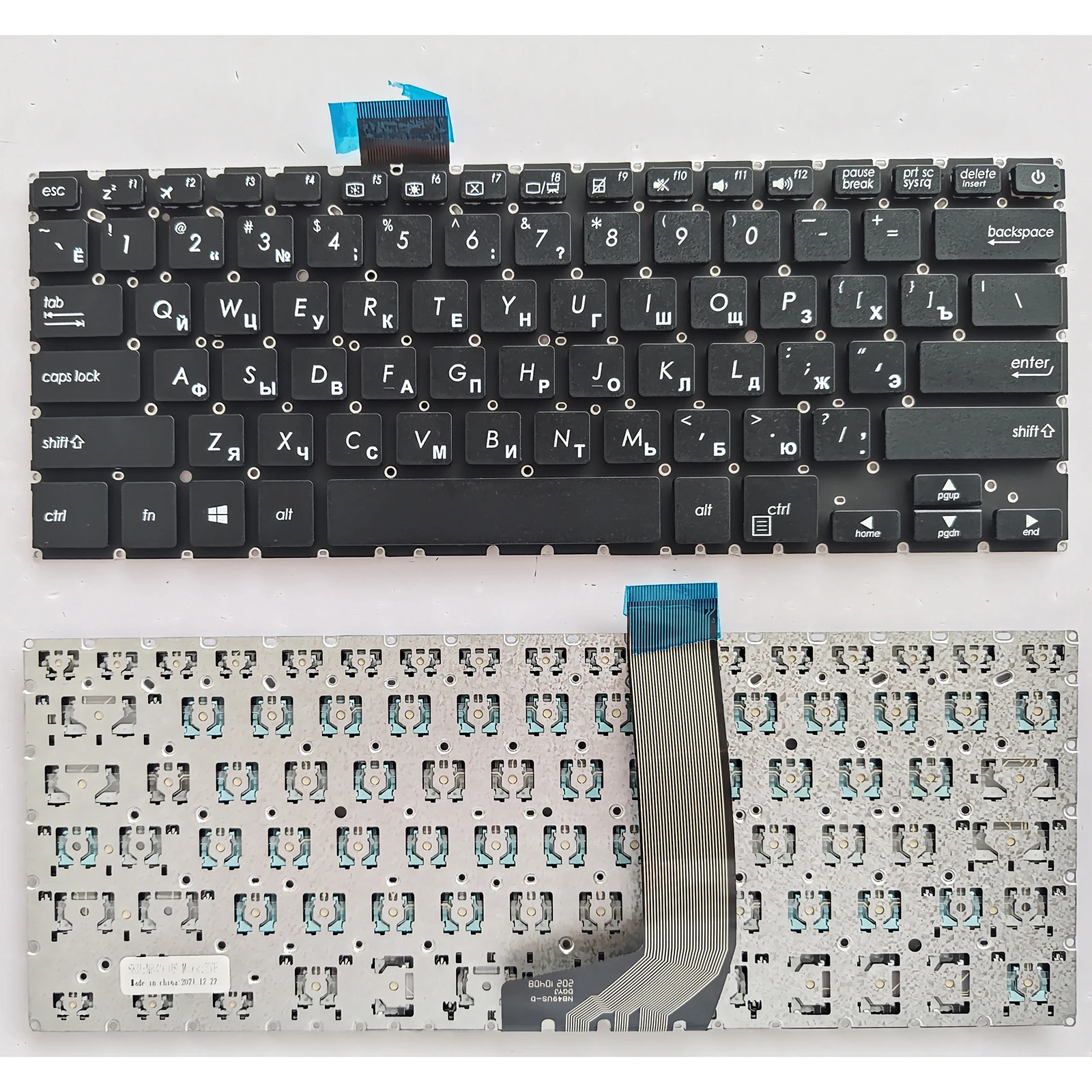 RU Layout for Asus Vivobook 14 S4000U X405U X405UQ X405UA X405UR X405 Laptop Keyboard