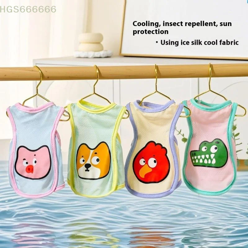 

Breathable Cooling Vest with Pet Cat Dog Cartoon Pattern for Summer