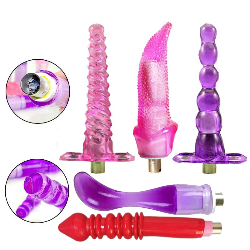 Automatic Dildo Machine Accessories Anal Dildos Sex Toys for Women Men 3XLR Connector Love Machine Attachments Sex Products