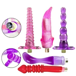 Automatic Dildo Machine Accessories  Anal Dildos Sex Toys for Women Men 3XLR Connector Love Machine Attachments Sex Products