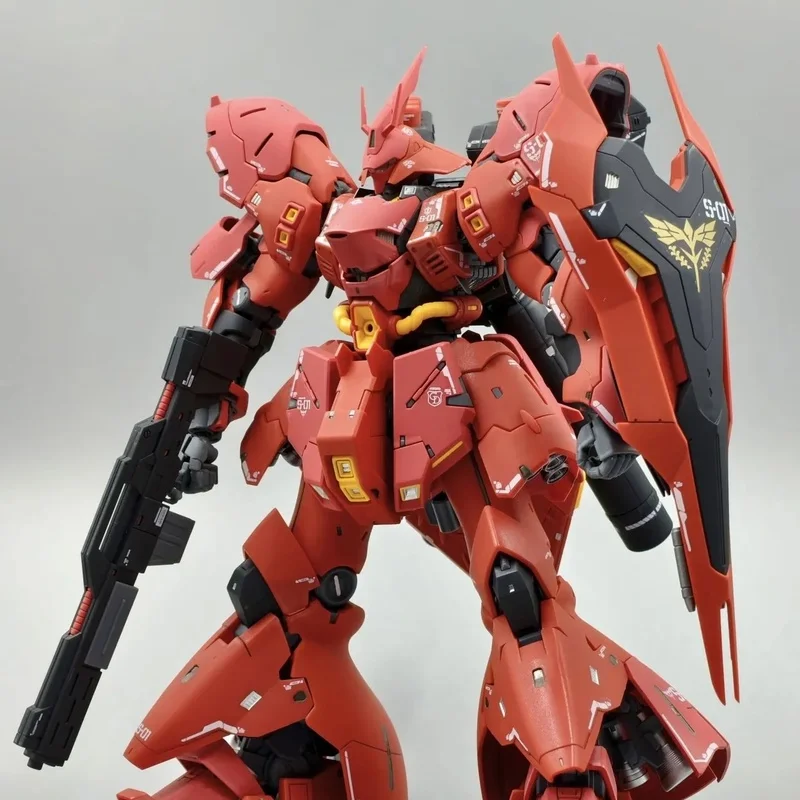 

RG 1/144 Sazabi Mech Assembly Model Kit Фигурки Настольный орнамент Кукла Мальчик Головоломка Игрушки Подарок Коллекционная с водной наклейкой