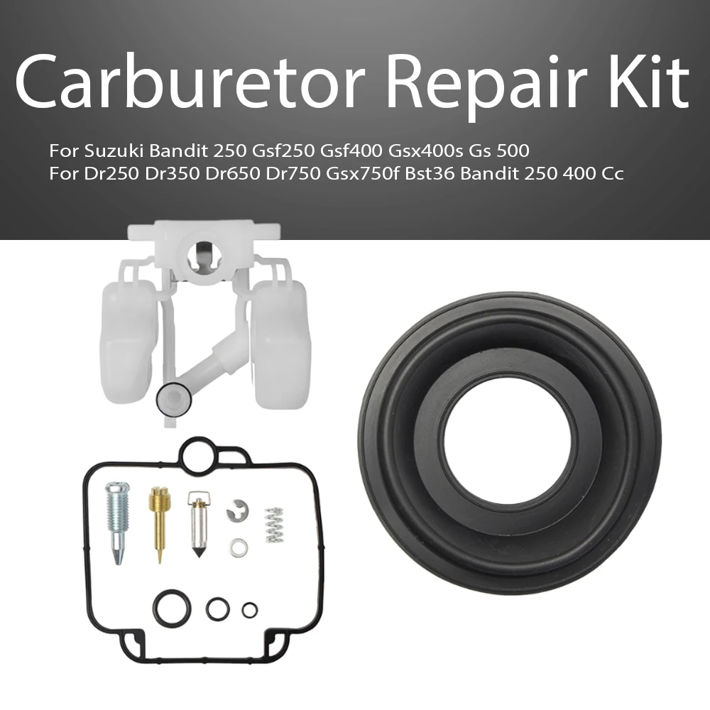 

Carburetor Repair Kit For Suzuki Bandit 250 Gsf250 Gsf400 Gsx400s Gs 500 Dr250 Dr350 Dr650 Dr750 Gsx750f Bst36 Bandit 250 400 Cc