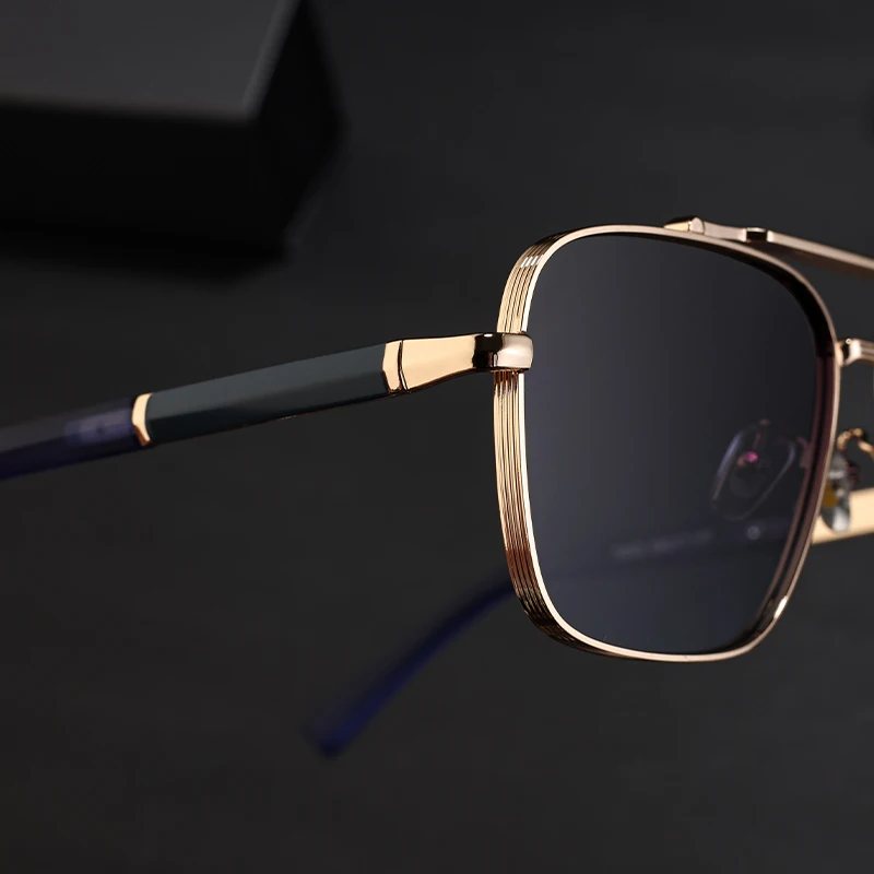 Partagas Unisex Double Bridge Metal Sunglasses Custom Logo UV400 Wholesale Trendy Designer Shades For Men
