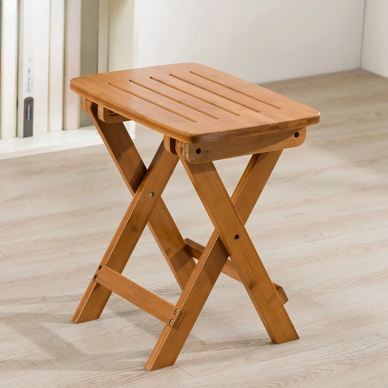 

Бытовой портативный маленький табурет, складная маленькая скамейка для гостиной, ванной комнаты, маленькой квартиры Mazar