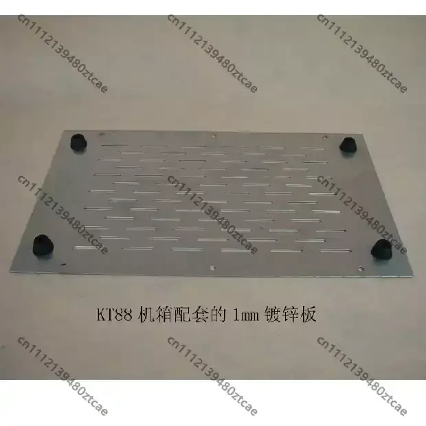 Galvanized Steel Chassis Base Plate For EL34 Vacuum Tube Power Amplifier Replacement Accessories